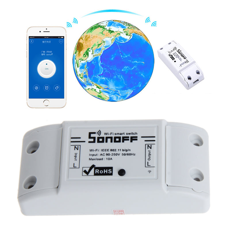 WiFi Wireless Switch Relay Module Smart Home For Apple Android Smartphones - techtoyzone