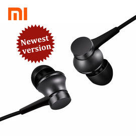 2016 Newest 100% original Xiaomi Mi Earphones Piston 3 Fresh Version In-Ear with Mic Wire Control for mobile phone - techtoyzone