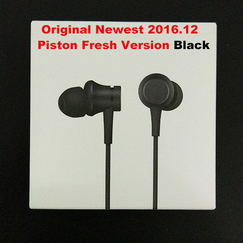 2016 Newest 100% original Xiaomi Mi Earphones Piston 3 Fresh Version In-Ear with Mic Wire Control for mobile phone - techtoyzone