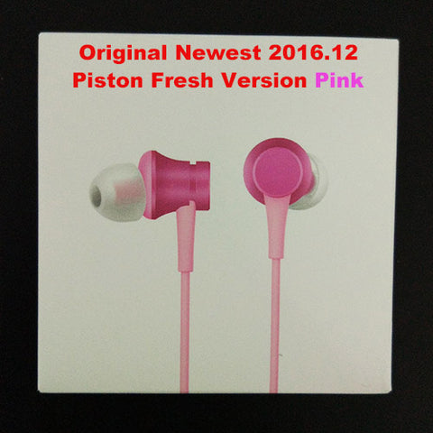 2016 Newest 100% original Xiaomi Mi Earphones Piston 3 Fresh Version In-Ear with Mic Wire Control for mobile phone - techtoyzone