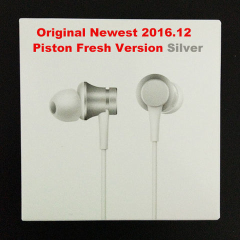 2016 Newest 100% original Xiaomi Mi Earphones Piston 3 Fresh Version In-Ear with Mic Wire Control for mobile phone - techtoyzone