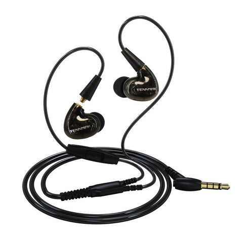 Tennmak Pro Dual Dynamic Driver Professional In Ear Sport Detach MMCX Earphone with 4 driver inside Vs SE215 SE535--2017 Version - techtoyzone