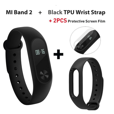 Original Xiaomi Mi Band 2 Miband 2 Smart Bracelet Wristband Waterproof IP67 Fitness Tracker Sleep Passometer Android IOS Wrist - techtoyzone