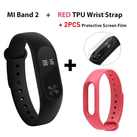 Original Xiaomi Mi Band 2 Miband 2 Smart Bracelet Wristband Waterproof IP67 Fitness Tracker Sleep Passometer Android IOS Wrist - techtoyzone