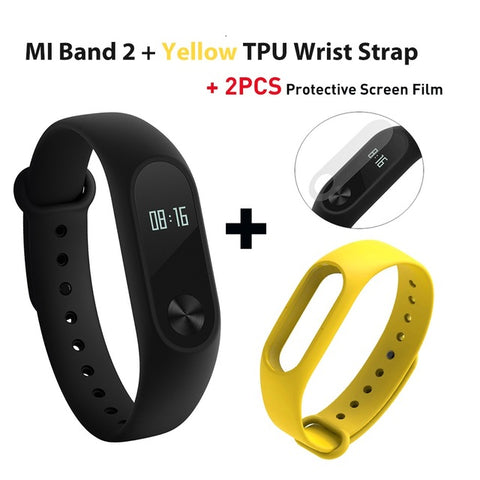 Original Xiaomi Mi Band 2 Miband 2 Smart Bracelet Wristband Waterproof IP67 Fitness Tracker Sleep Passometer Android IOS Wrist - techtoyzone