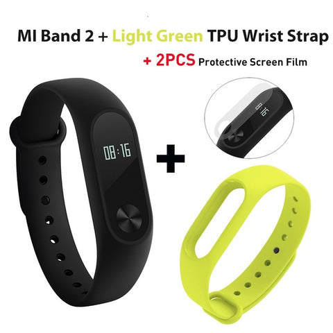 Original Xiaomi Mi Band 2 Miband 2 Smart Bracelet Wristband Waterproof IP67 Fitness Tracker Sleep Passometer Android IOS Wrist - techtoyzone