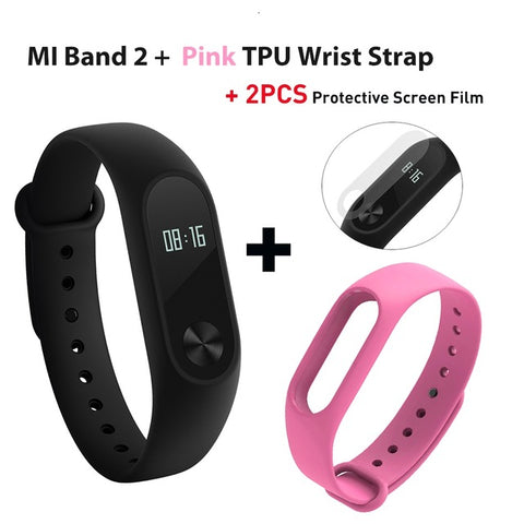 Original Xiaomi Mi Band 2 Miband 2 Smart Bracelet Wristband Waterproof IP67 Fitness Tracker Sleep Passometer Android IOS Wrist - techtoyzone