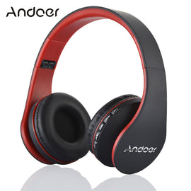 Andoer Digital 4 in 1 Multifunctional LH-811 Stereo Bluetooth 4.1+EDR Headphones Wireless Headset Music Earphone with Micphone - techtoyzone