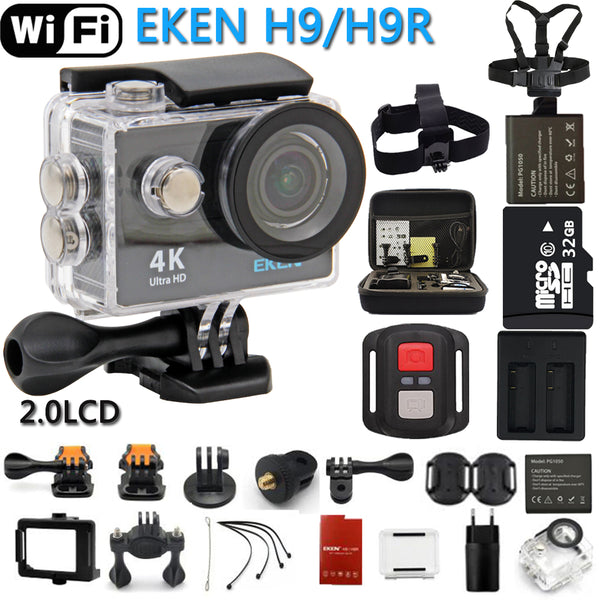 Original EKEN Action Camera eken H9R / H9 Ultra HD 4K WiFi Remote Control Sports Video Camcorder DVR DV go Waterproof pro Camera - techtoyzone