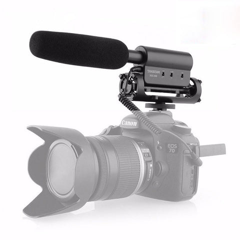 Takstar SGC-598 Photography Interview Microphone for Youtube Vlogging Video Shotgun MIC for Nikon Canon DSLR microphone sgc 598 - techtoyzone