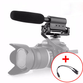 Takstar SGC-598 Photography Interview Microphone for Youtube Vlogging Video Shotgun MIC for Nikon Canon DSLR microphone sgc 598 - techtoyzone