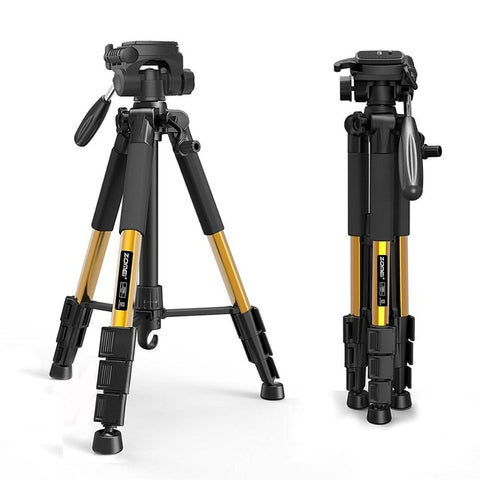 New Zomei Tripod Z666 Professional Portable Travel Aluminium Camera Tripod Accessories Stand with Pan Head for Canon Dslr Camera - techtoyzone