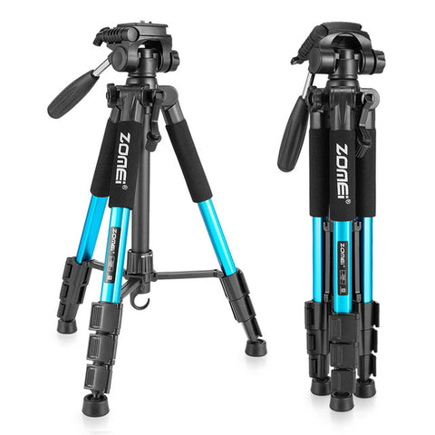 New Zomei Tripod Z666 Professional Portable Travel Aluminium Camera Tripod Accessories Stand with Pan Head for Canon Dslr Camera - techtoyzone