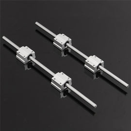 NEW 2x 8mm OD 300mm hardened rod rail shaft 4 SC8UU linear bearing Block for 3d printer Parts & Accessories - techtoyzone