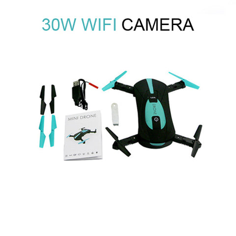 H37 JY018 ELFIE WiFi FPV Quadcopter 2MP 720P pixels Mini Dron Foldable Selfie Drone with Cam HD Bug Professional RC Helicopter - techtoyzone