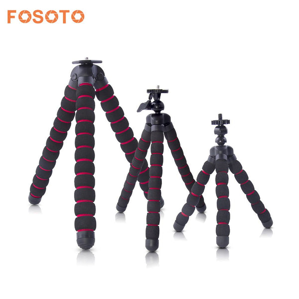 fosoto Octopus Tripods Stand Spider Flexible Mobile Mini Tripod Gorillapod For iPhone GoPro Canon Nikon Sony Camera Table Desk - techtoyzone