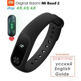 Sale Original Xiaomi Mi Band 2 Smart Wristband Fitness Bracelet MiBand 2 Xiaomi Band 2 Screen Touchpad Heart Rate Time Smartband - techtoyzone