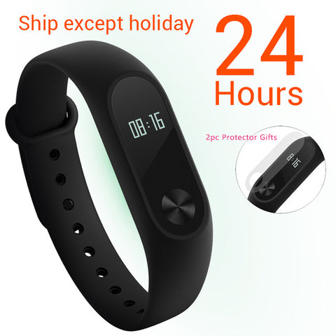 Sale Original Xiaomi Mi Band 2 Smart Wristband Fitness Bracelet MiBand 2 Xiaomi Band 2 Screen Touchpad Heart Rate Time Smartband - techtoyzone