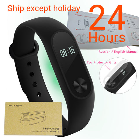 Sale Original Xiaomi Mi Band 2 Smart Wristband Fitness Bracelet MiBand 2 Xiaomi Band 2 Screen Touchpad Heart Rate Time Smartband - techtoyzone