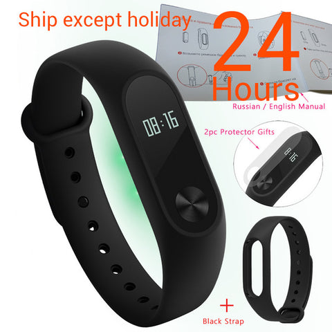 Sale Original Xiaomi Mi Band 2 Smart Wristband Fitness Bracelet MiBand 2 Xiaomi Band 2 Screen Touchpad Heart Rate Time Smartband - techtoyzone