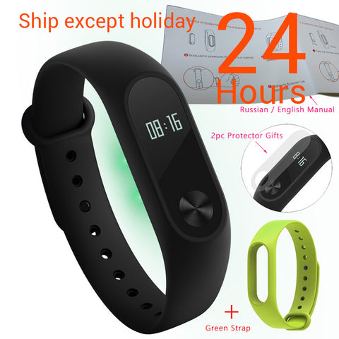 Sale Original Xiaomi Mi Band 2 Smart Wristband Fitness Bracelet MiBand 2 Xiaomi Band 2 Screen Touchpad Heart Rate Time Smartband - techtoyzone