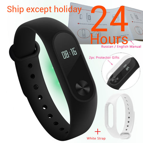 Sale Original Xiaomi Mi Band 2 Smart Wristband Fitness Bracelet MiBand 2 Xiaomi Band 2 Screen Touchpad Heart Rate Time Smartband - techtoyzone