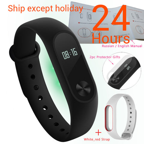 Sale Original Xiaomi Mi Band 2 Smart Wristband Fitness Bracelet MiBand 2 Xiaomi Band 2 Screen Touchpad Heart Rate Time Smartband - techtoyzone