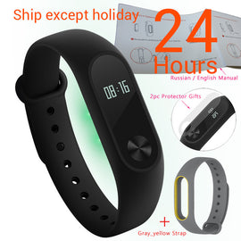 Sale Original Xiaomi Mi Band 2 Smart Wristband Fitness Bracelet MiBand 2 Xiaomi Band 2 Screen Touchpad Heart Rate Time Smartband - techtoyzone