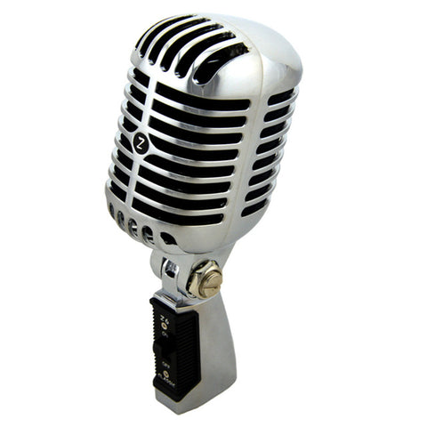 Professional Wired Vintage Classic Microphone Good Quality Dynamic Moving Coil Mike Deluxe Metal Vocal Old Style Ktv Mic Z6 mike - techtoyzone