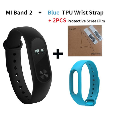 Original Xiaomi Mi Band 2 Smart Fitness Bracelet Watch Wristband Miband OLED Touchpad Sleep Monitor Heart Rate Mi Band2 Freeship - techtoyzone