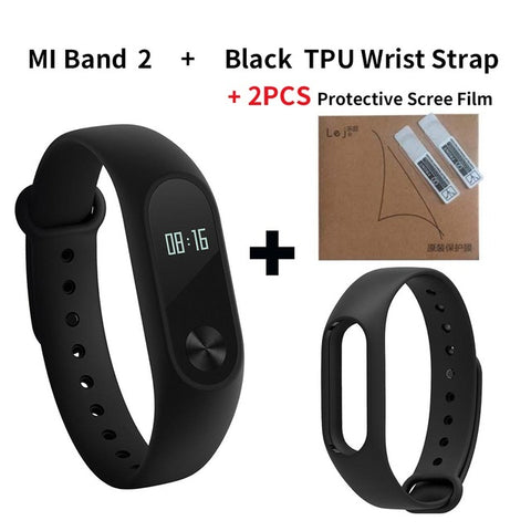 Original Xiaomi Mi Band 2 Smart Fitness Bracelet Watch Wristband Miband OLED Touchpad Sleep Monitor Heart Rate Mi Band2 Freeship - techtoyzone