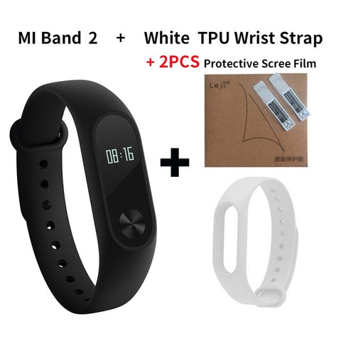 Original Xiaomi Mi Band 2 Smart Fitness Bracelet Watch Wristband Miband OLED Touchpad Sleep Monitor Heart Rate Mi Band2 Freeship - techtoyzone