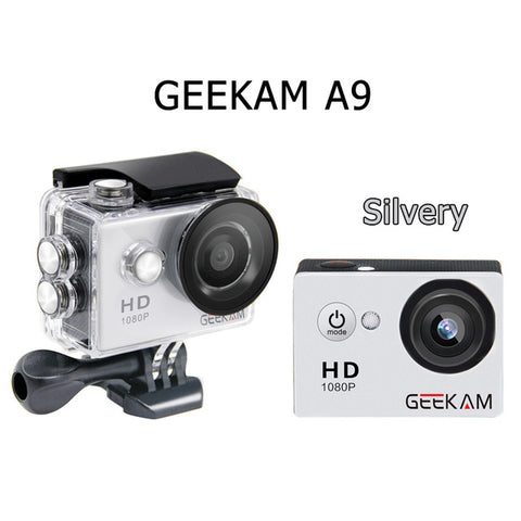 GEEKAM A9 Action Camera 1080P 140D Full HD 2'' Waterproof Outdoor Mini Cam 1920*1080 go Sport Video pro Camera hero 3 style - techtoyzone