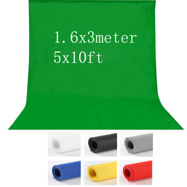 7colors 1.6X3m Non Woven Photography studio Green Screen Chroma key Background Backdrop for Studio Photo lighting 5x10ft - techtoyzone