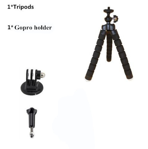 Mini Flexible Sponge Octopus Tripod for iPhone Samsung Xiaomi Huawei Mobile Phone Smartphone Tripod for Gopro Camera DSLR Mount - techtoyzone