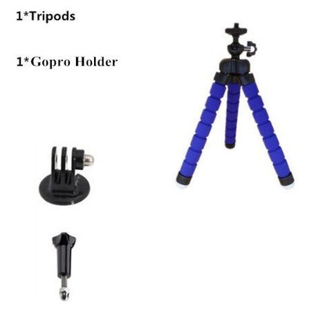 Mini Flexible Sponge Octopus Tripod for iPhone Samsung Xiaomi Huawei Mobile Phone Smartphone Tripod for Gopro Camera DSLR Mount - techtoyzone