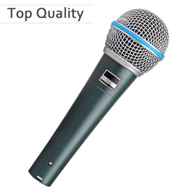 Top quality Capsule and Heavy Body BETA 58 Clear Sound Beta 58A Handheld Vocal Wired Microphone Studio Mic - techtoyzone