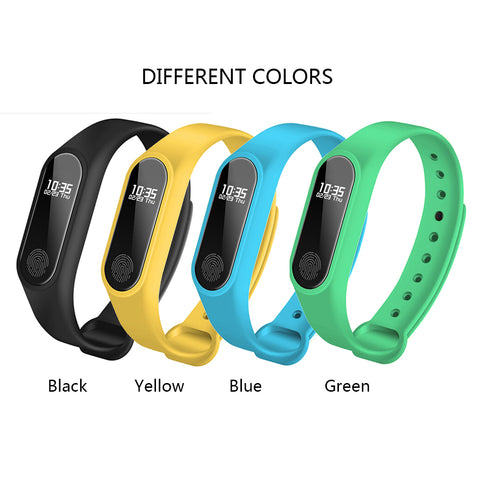 Smart Wristband 0.42" OLED Touch Screen Smart Bracelet Fitness Tracker Heart Rate Smart Band for Android 5.0 & IOS 8.0 or Above - techtoyzone