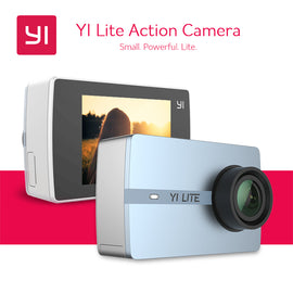 In Stock ! Yi Lite Action Camera Hisilicon Hi3556 4K Sports Camera 2" LCD Touch Screen Bluetooth Dual Band WiFi 150 Degree EIS - techtoyzone