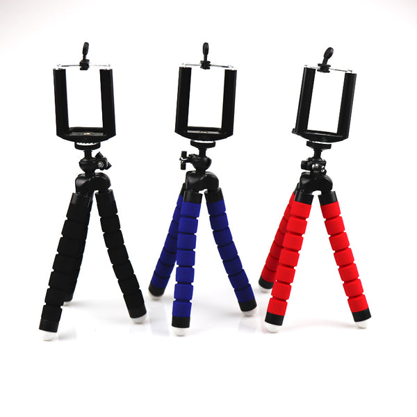 Mini Flexible Sponge Octopus Tripod for iPhone Samsung Xiaomi Huawei Smartphone Tripod Stand Holder for Gopro Camera DSLR Mount - techtoyzone