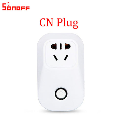 Itead Sonoff S20 Smart WiFi Socket CN AU UK US EU Plug Wireless Remote Outlet Wifi Switch Works With Alexa Google Home Assistant - techtoyzone