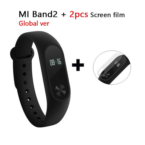 Global Version Xiaomi Mi Band 2 Smart Bracelet Wristband Miband 2 Fitness Tracker Android Bracelet Smartband Heart rate Monitor - techtoyzone