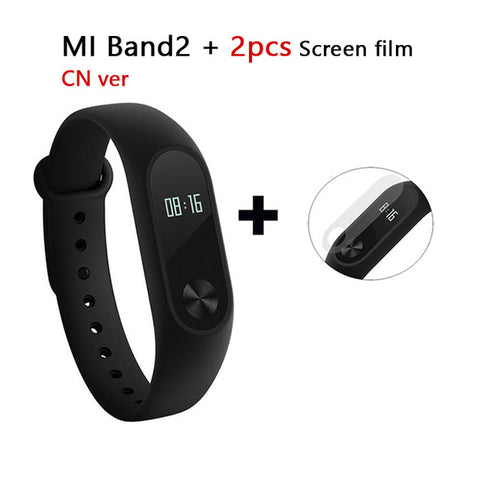 Global Version Xiaomi Mi Band 2 Smart Bracelet Wristband Miband 2 Fitness Tracker Android Bracelet Smartband Heart rate Monitor - techtoyzone