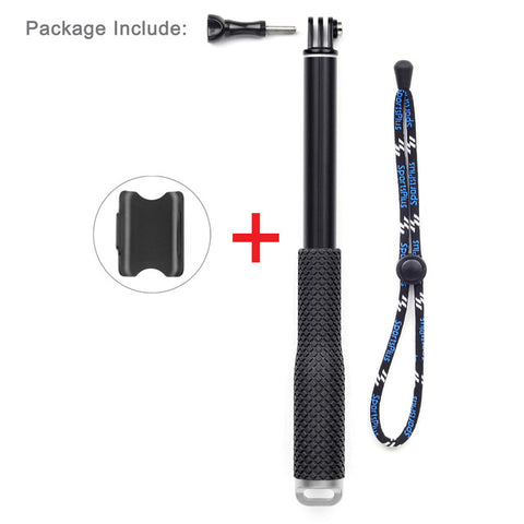 SOONSUN 37'' For GoPro Extendable Handheld POV Pole Telescopic Tripod Monopod + Wifi Remote Holder Clip for Go Pro Hero 6 5 4 3+ - techtoyzone