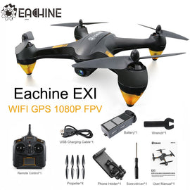 Eachine EX1 Brushless Double GPS WIFI FPV With 1080P HD Camera Drone RC Quadcopter RTF VS Hubsan H501S X4 Pro AIR H501A - techtoyzone