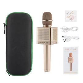 LEORY Q10S Karaoke Wireless Microphones 2.1 Bluetooth Condenser Mic Voice Change 4 Speaker For Smartphone KTV Microphone - techtoyzone