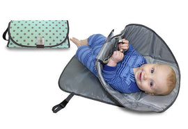 [ Clean Hands Changing Pad. 3 in 1 Diaper Clutch Changing Station and Diaper-Time Playmat With Redirection Barrier ] Camera bag - techtoyzone