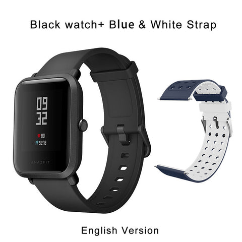 English Version Huami Amazfit Bip Smart Watch GPS Gloness Smartwatch Smart-watch Watchs 45 Days Standby for Xiaomi Phone MI5 IOS - techtoyzone