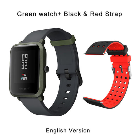 English Version Huami Amazfit Bip Smart Watch GPS Gloness Smartwatch Smart-watch Watchs 45 Days Standby for Xiaomi Phone MI5 IOS - techtoyzone