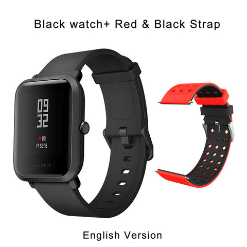 English Version Huami Amazfit Bip Smart Watch GPS Gloness Smartwatch Smart-watch Watchs 45 Days Standby for Xiaomi Phone MI5 IOS - techtoyzone